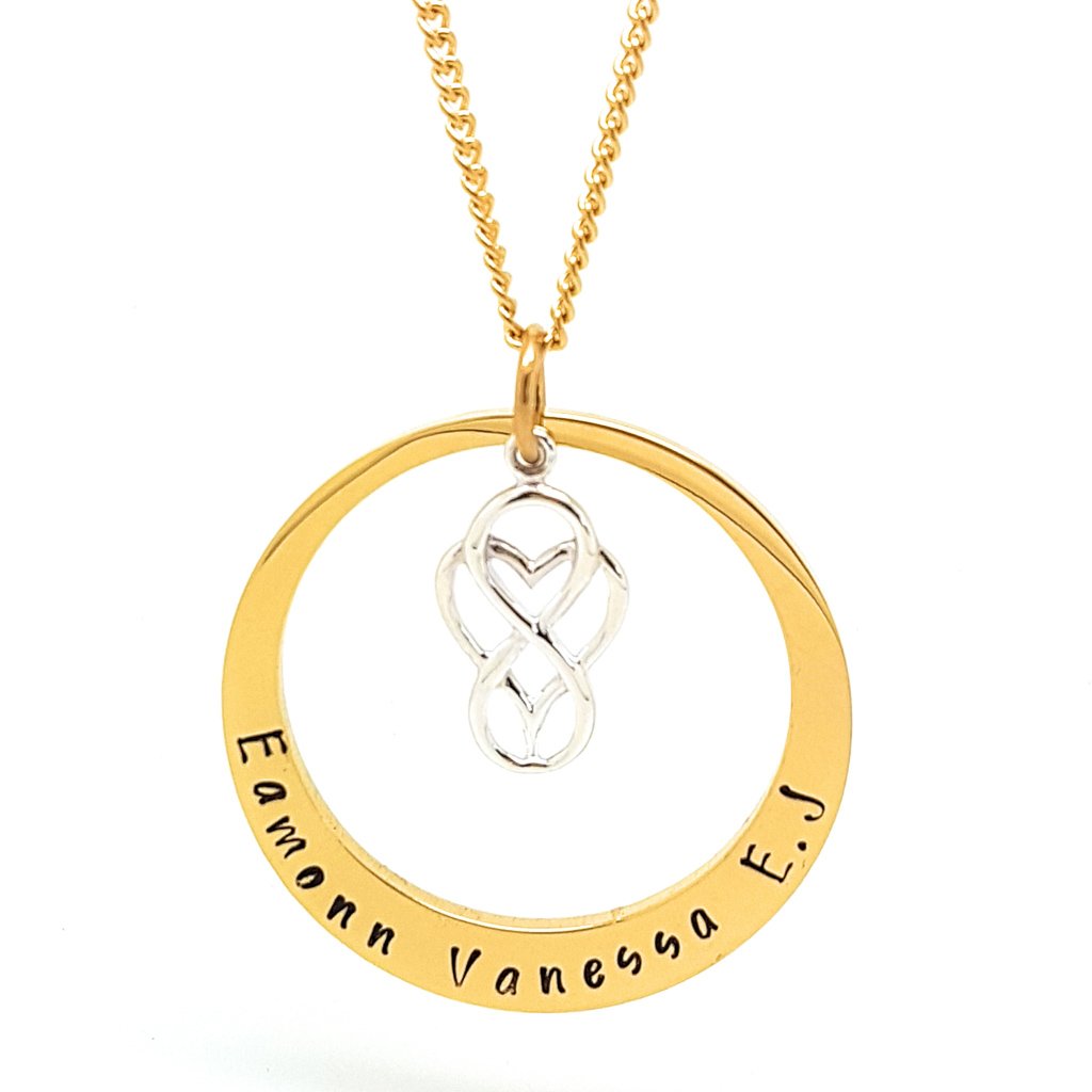 Family charm online necklace