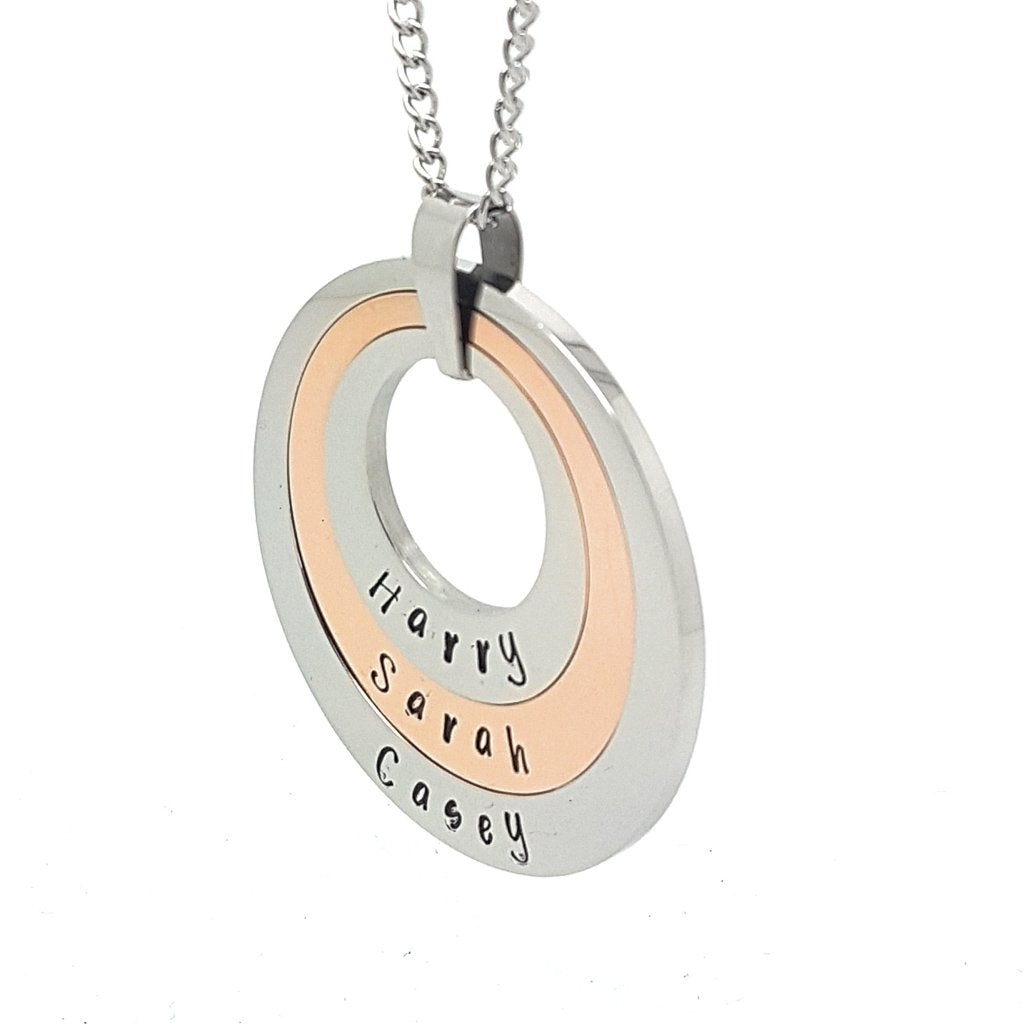 Round Personalised Photo Pendant Silver by Pearde Design